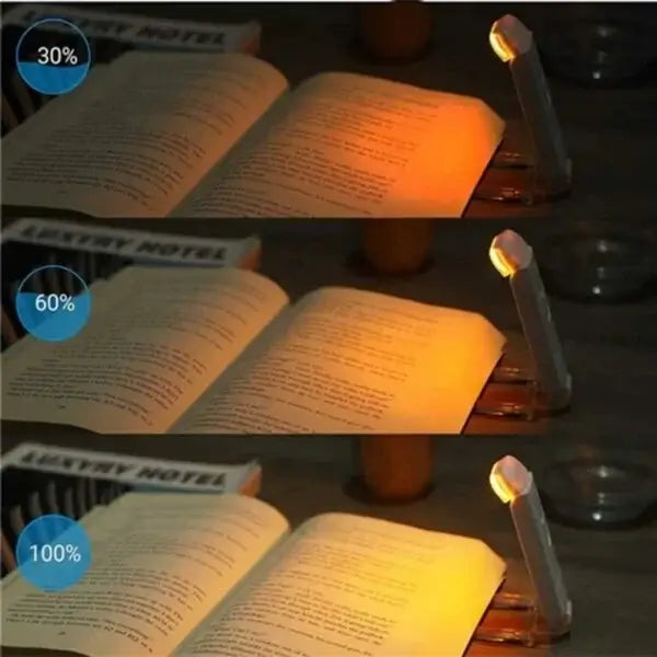 BookClip™ - Luminária Portátil para Leitura Recarregável